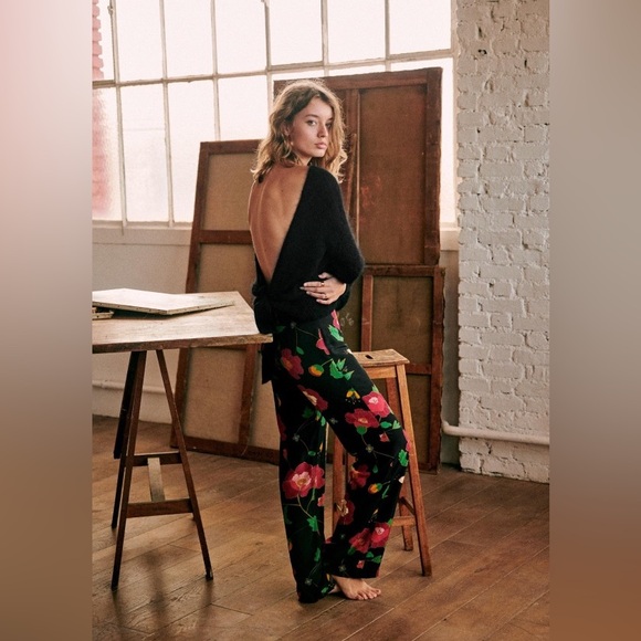 Sezane Silk Baptisto Trousers. 36 - Picture 1 of 10